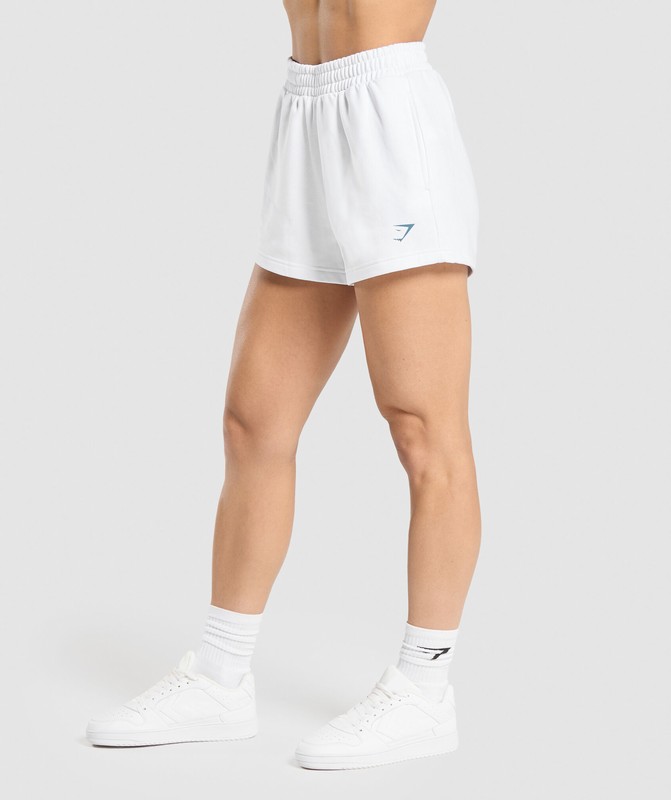 Gymshark Team Short White | 56834LEXS