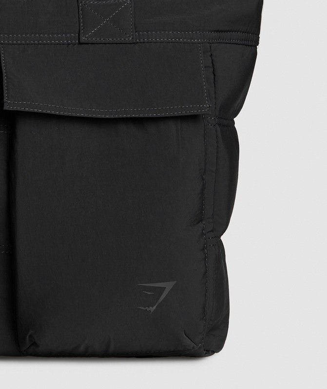 Gymshark Tote Bag Black | 81659ZBFW