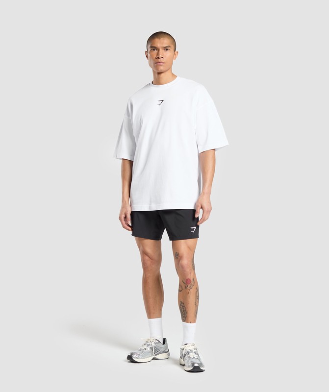 Gymshark Training Dept OS Tee GFX White | 69154ZAFB