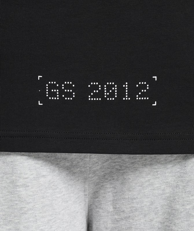 Gymshark Training Dept Reg LS Tee GFX Black | 20845NTLI