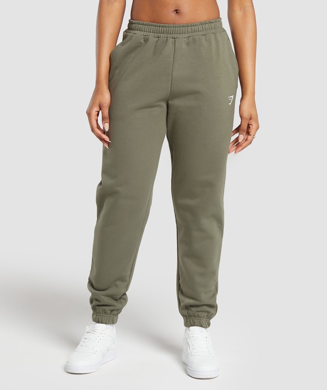Gymshark Training Fleece Jogger Base Green | 18493LACY