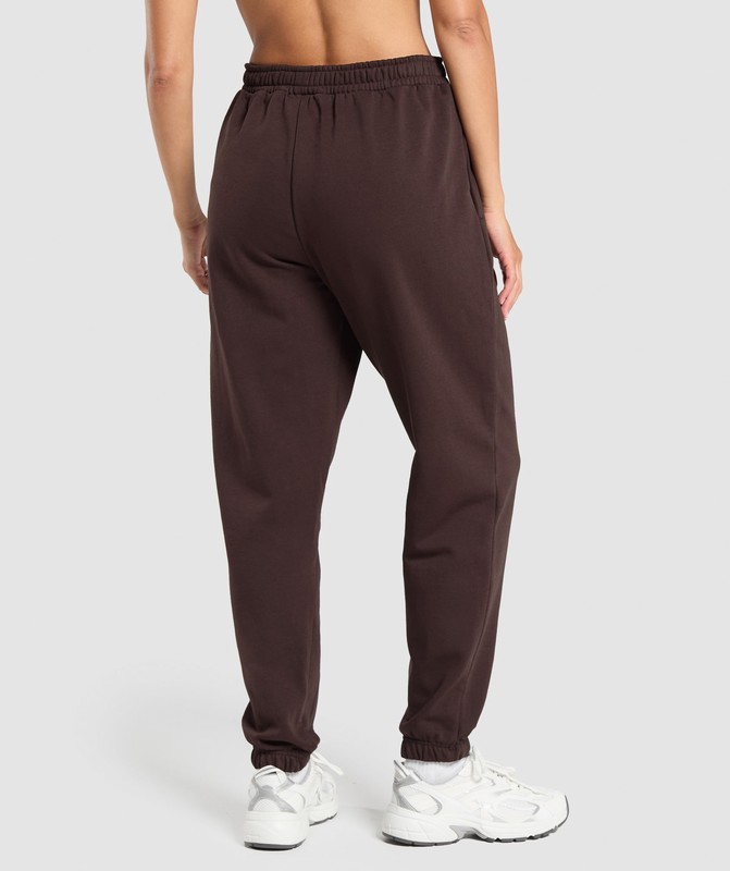 Gymshark Training Fleece Joggers Heritage Brown | 58193MTKN