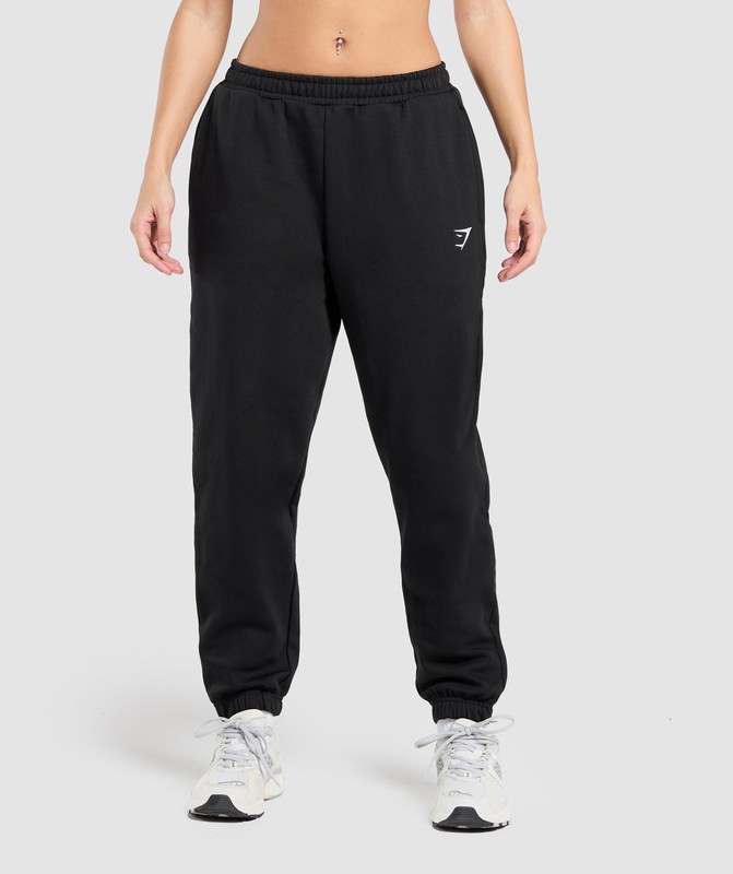 Gymshark Training Fleece Short Joggers Black | 57813ASCY