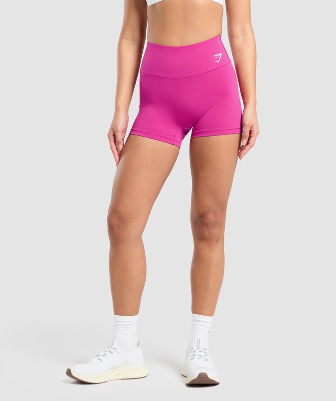 Gymshark Training Shorts Winning Pink | 36498VDCL