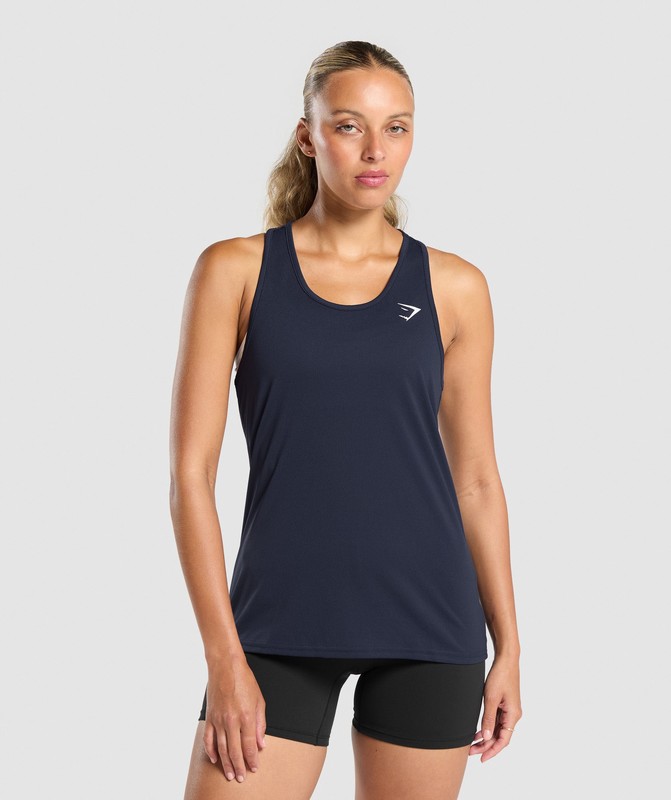 Gymshark Training Tank Heavy Blue | 45860GMRL