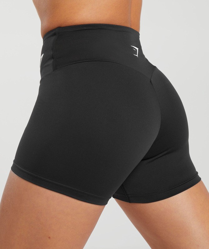 Gymshark Training Tight Shorts Black | 21059CMAR