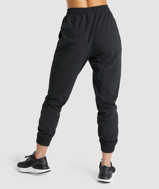 Gymshark Training Woven Pants Black | 20713XDLJ