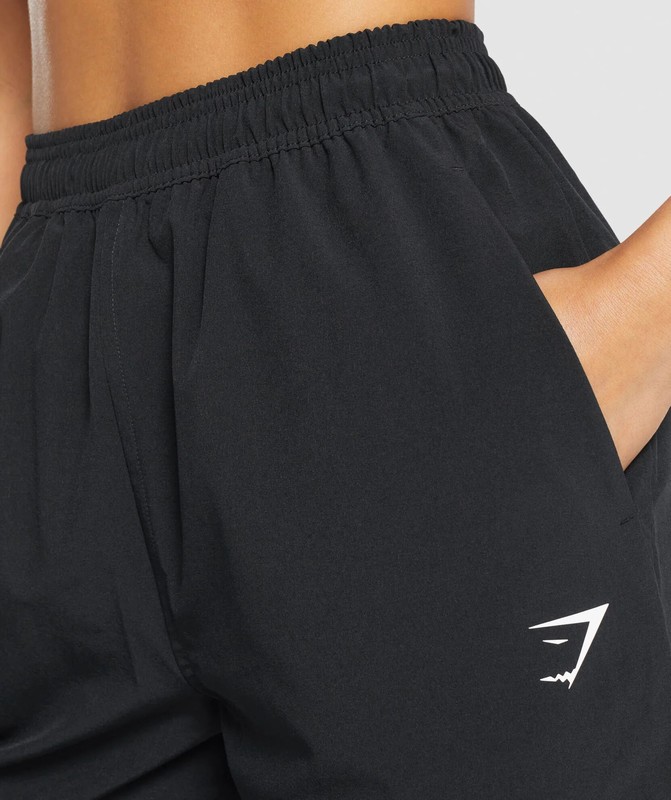 Gymshark Training Woven Pants Black | 20713XDLJ