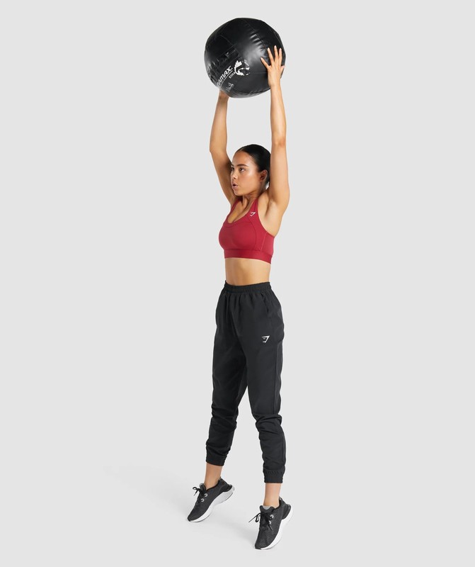 Gymshark Training Woven Pants Black | 20713XDLJ