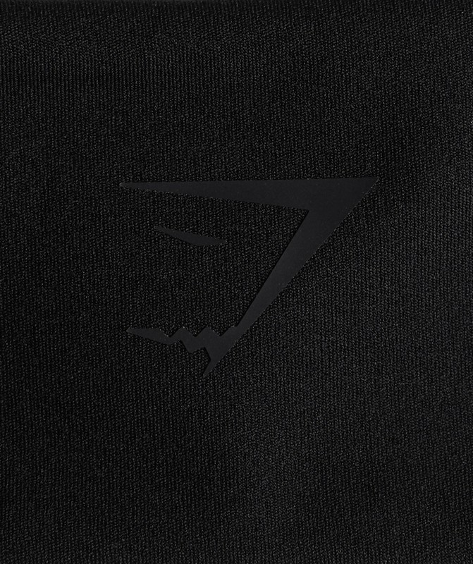 Gymshark Twist Headband Black | 63941OBTM