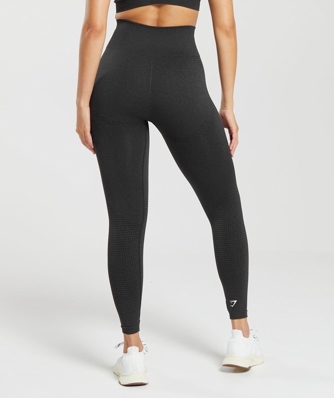 Gymshark Vital Seamless 2.0 Leggings Black Marl | 51862VTGE