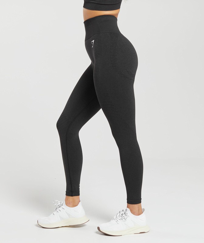 Gymshark Vital Seamless 2.0 Leggings Black Marl | 51862VTGE