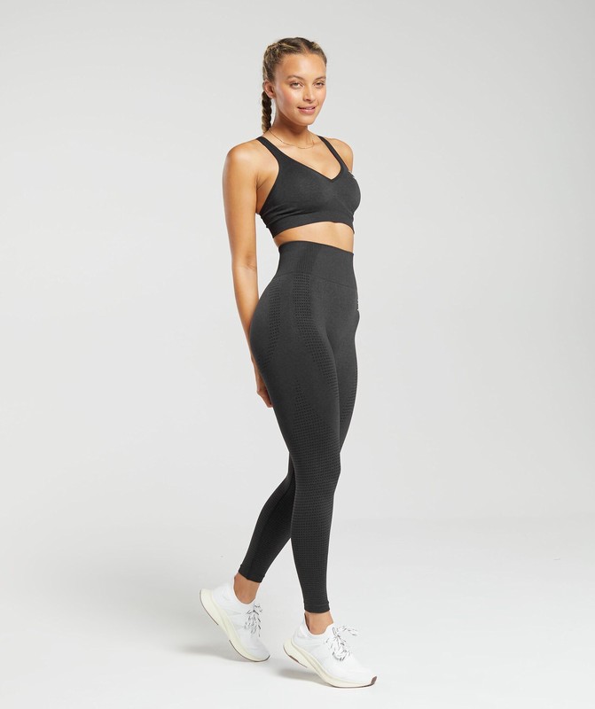 Gymshark Vital Seamless 2.0 Leggings Black Marl | 51862VTGE