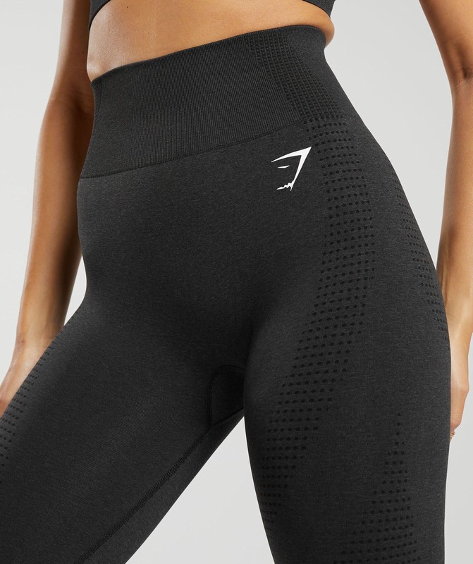 Gymshark Vital Seamless 2.0 Leggings Black Marl | 51862VTGE