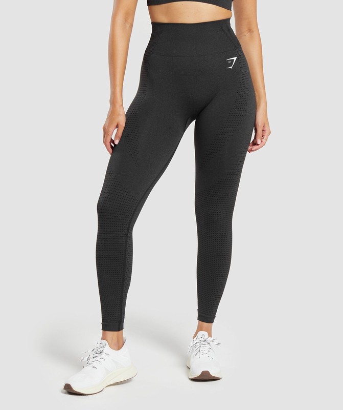 Gymshark Vital Seamless 2.0 Leggings Black Marl | 51862VTGE