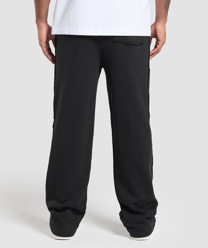 Gymshark Wide Leg Pants Black | 64157HMFL