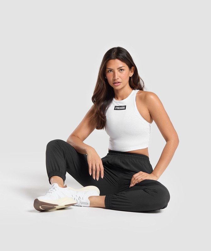Gymshark Wordmark Crew 3Pk White | 21369MHZI