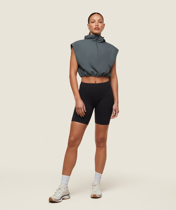 Gymshark everywear Lightweight Sleeveless Jacket Slate Teal | 29658FCVK